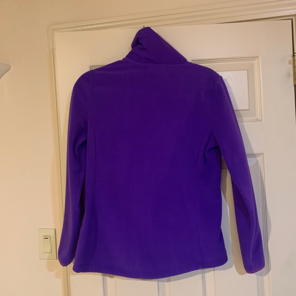 Lauren Active Ralph Lauren Purple Fleece Pullover sz S - Picture 5 of 6